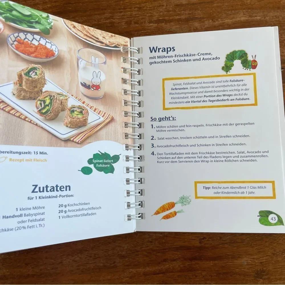 Meine Rezepte German Cookbook for Babies and Toddlers Balanced Wholesome